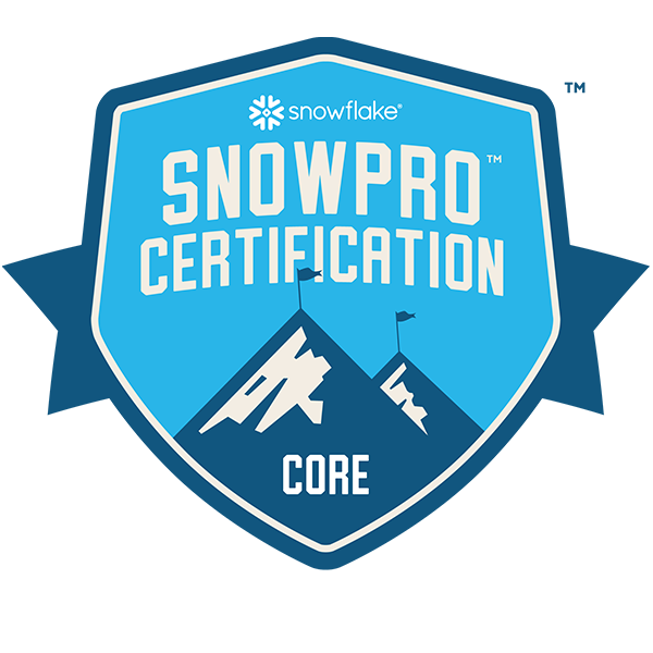 Snowflake SnowPro Core badge