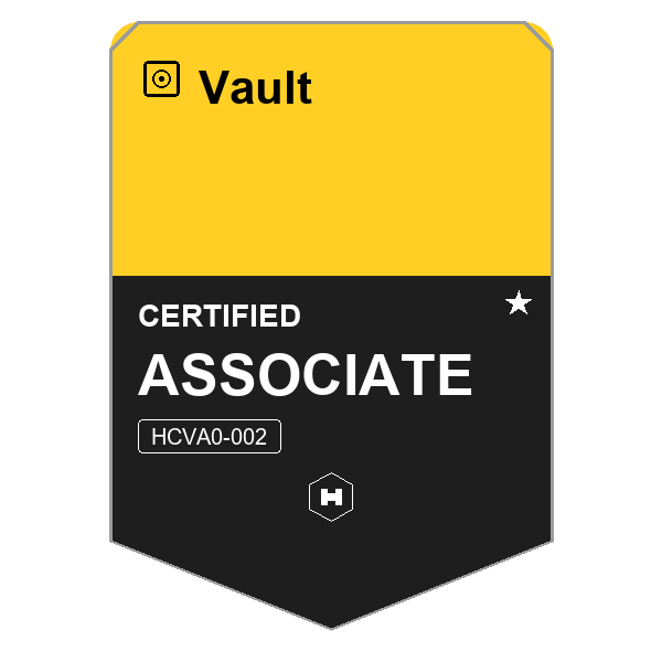 HashiCorp Vault Associate badge